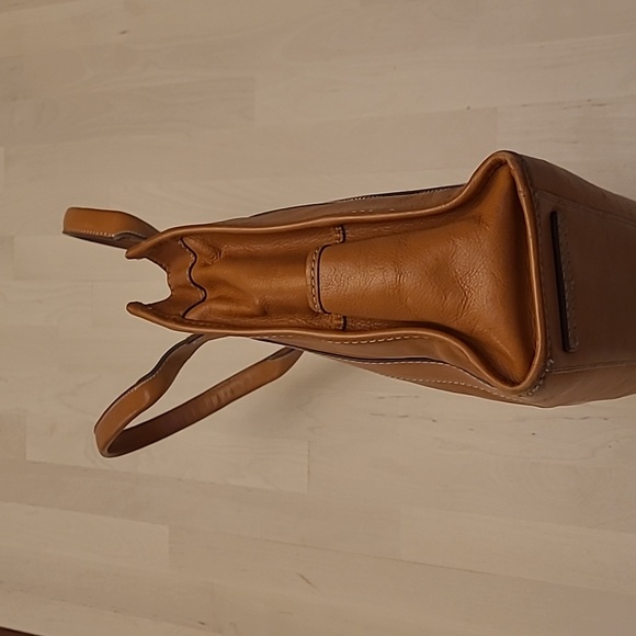 EUC Y2K Micheal Kors Brown Leather Tote/Shoulder Bag with Silver Hardware - Picture 6 of 17